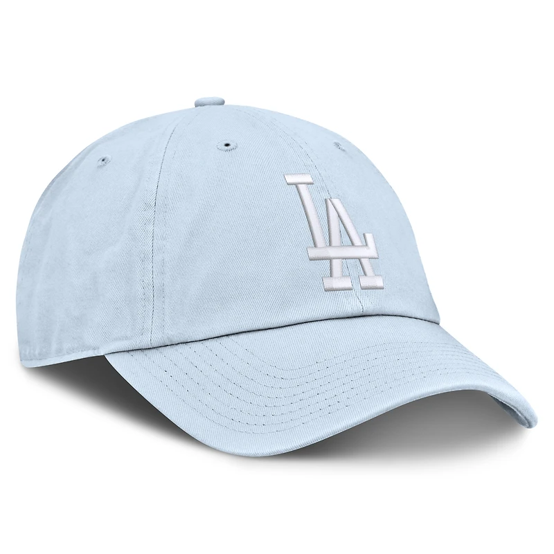 Casquette ajustable Nike bleu clair pour homme Los Angeles Dodgers Club