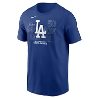 T-shirt Nike Mookie Betts Royal Los Angeles Dodgers 2024 MLB World Tour Seoul Series pour homme avec nom et numéro de joueur