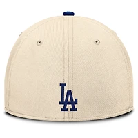 Men's Nike Natural/Royal Los Angeles Dodgers Statement Rise Performance Flex Hat