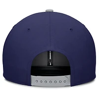 Casquette Nike Pro Performance Snapback bleu marine/gris pour homme des Los Angeles Dodgers