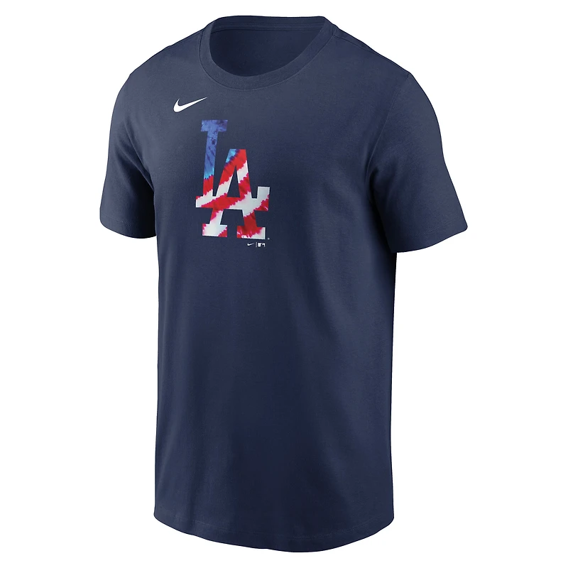T-shirt Nike Americana bleu marine des Dodgers de Los Angeles pour homme
