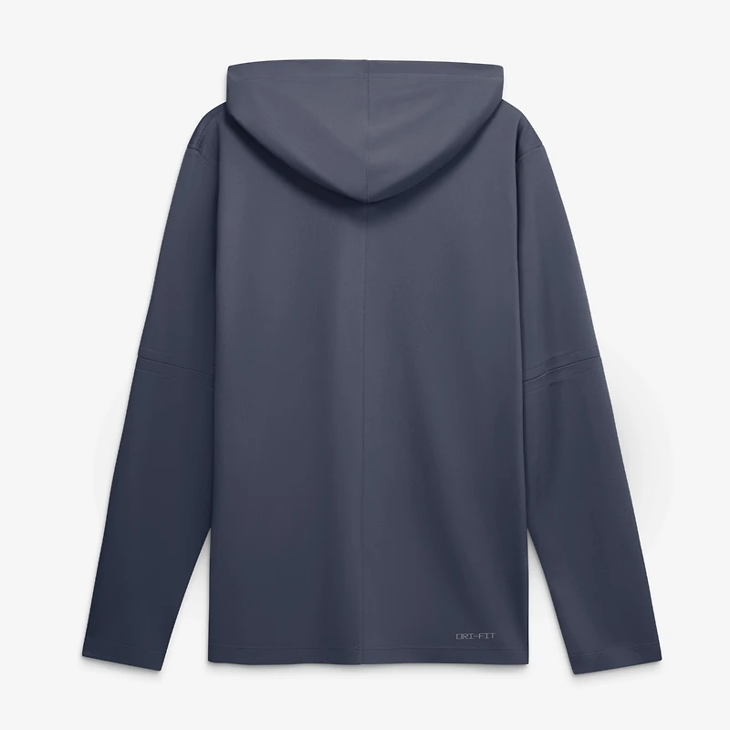 Men's Nike Navy Los Angeles Dodgers City Connect Dri-FIT Long Sleeve Hooded T-Shirt