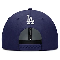 Casquette ajustable Nike Rise Gaberdine bleu marine pour homme des Los Angeles Dodgers