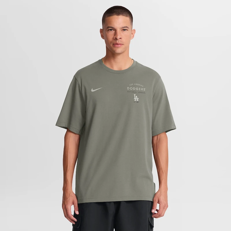 Men's Nike Olive Los Angeles Dodgers Statement Dri-FIT Primary T-Shirt