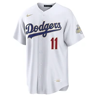 Maillot de stade Nike Roki Sasaki blanc Los Angeles Dodgers Collection Or 2026 pour homme