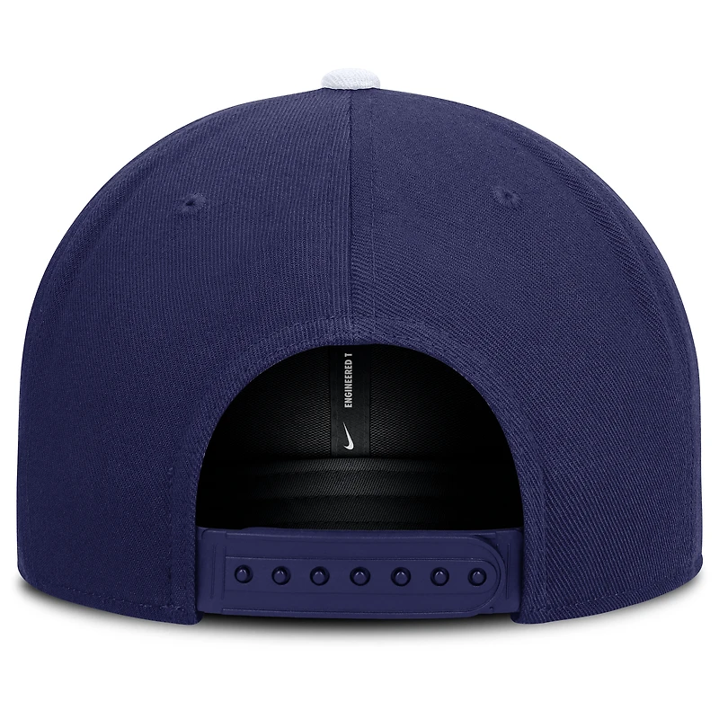 Casquette snapback Nike Primetime Pro Dri-FIT bleu roi/blanc pour homme