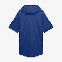 Men's Nike Royal Los Angeles Dodgers Arched Wordmark Tri-Blend Hooded T-Shirt