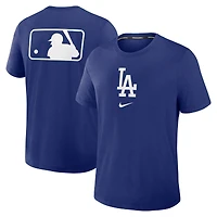 T-shirt Nike Royal Los Angeles Dodgers Authentic Collection Early Work Tri-Blend Dri-FIT pour homme