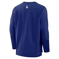 Men's Nike Royal Los Angeles Dodgers Authentic Collection Player Dri-FIT Lightweight Pullover