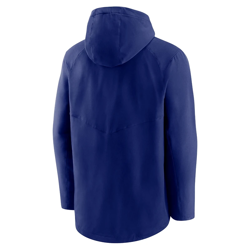 Veste à capuche entièrement zippée Nike Royal Los Angeles Dodgers Authentic Collection Player Performance pour homme