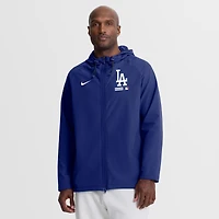 Veste à capuche zippée intégrale Nike Royal Los Angeles Dodgers Authentic Collection pour homme