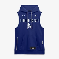 Men's Nike Royal Los Angeles Dodgers Authentic Collection Standard Issue Dri-FIT Sleeveless Hoodie