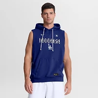 Men's Nike Royal Los Angeles Dodgers Authentic Collection Standard Issue Dri-FIT Sleeveless Hoodie