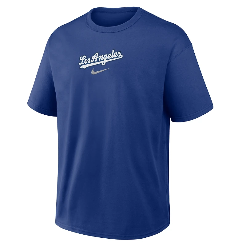 Men's Nike  Royal Los Angeles Dodgers City Name Max 90 T-Shirt