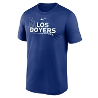 T-shirt Nike Royal Los Angeles Dodgers Local Rep Legend Performance pour homme