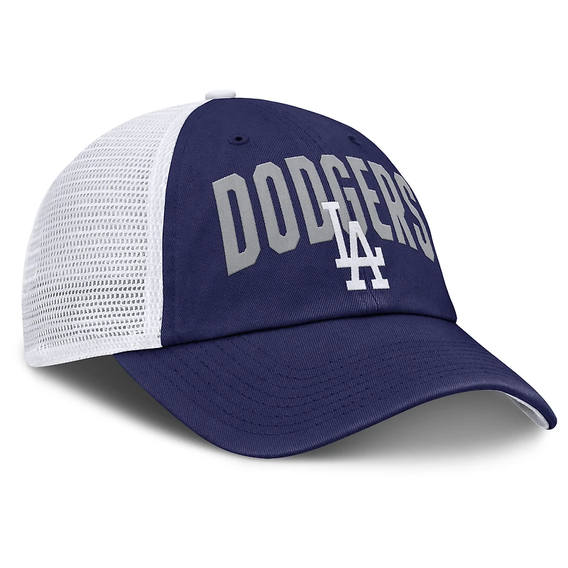 Casquette trucker ajustable Nike Royal Los Angeles Dodgers Primetime Club pour homme