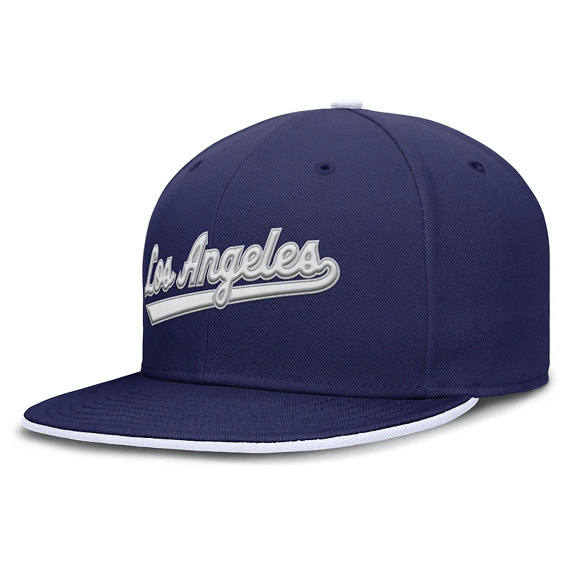 Men's Nike Royal Los Angeles Dodgers Primetime Dri-FIT Round Bill True Fitted Hat