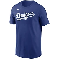 Men's Nike Royal Los Angeles Dodgers Team Wordmark T-Shirt