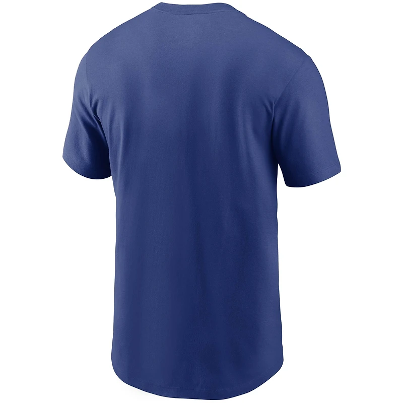 T-shirt Nike Royal Los Angeles Dodgers Team Wordmark pour homme