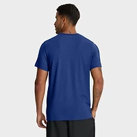 Men's Nike  Royal Los Angeles Dodgers Tri-Blend Logo T-Shirt