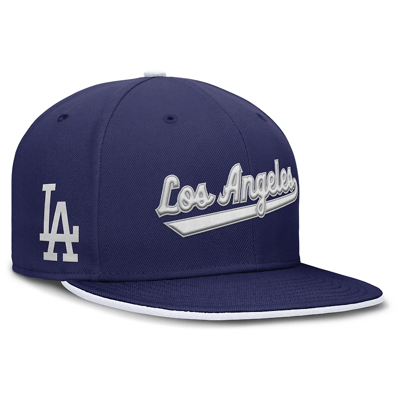 Casquette ajustée Nike Royal Los Angeles Dodgers True Performance pour homme