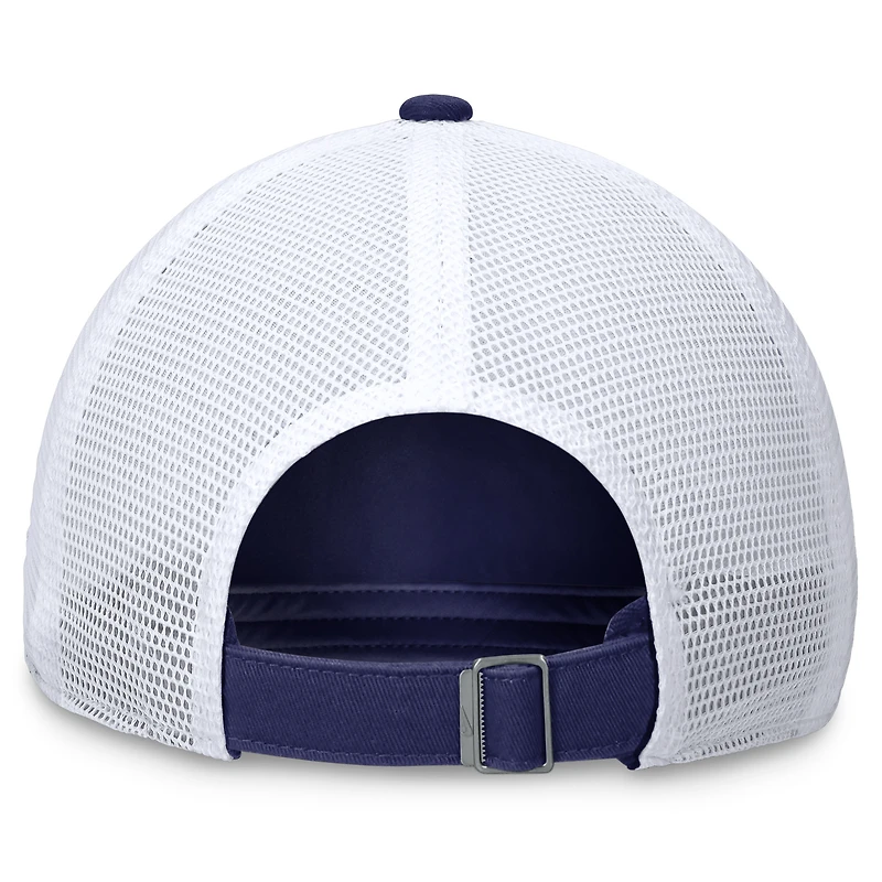 Casquette de camionneur ajustable Nike Royal Los Angeles Dodgers Wordmark pour homme