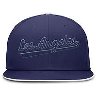 Men's Nike Royal Los Angeles Dodgers Wordmark Dri-FIT Round Bill True Fitted Hat
