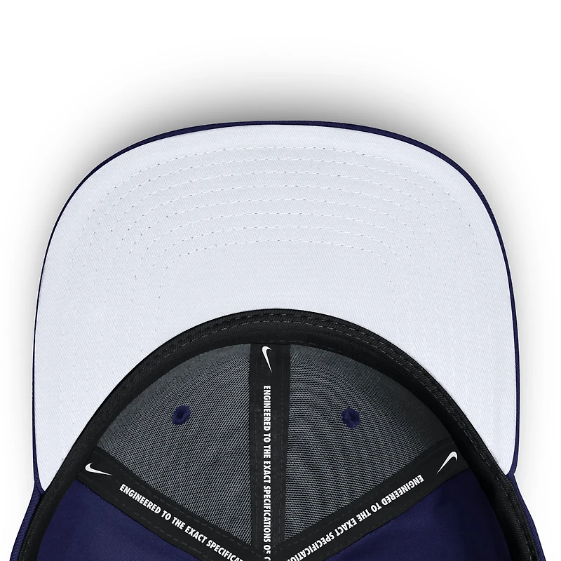 Casquette ajustée Nike Royal Los Angeles Dodgers Wordmark Dri-FIT pour homme