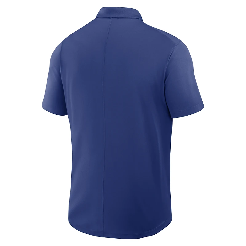Polo Nike Rush Blue Los Angeles Dodgers Tertiary Victory Dri-FIT pour homme