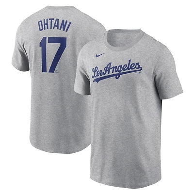 T-shirt Nike Shohei Ohtani pour homme, blanc, Los Angeles Dodgers 2024 Fuse Name & Number