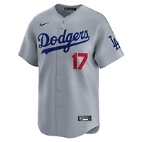 Men's Nike Shohei Ohtani Gray Los Angeles Dodgers Alternate Limited Player Jersey