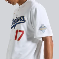 Maillot Nike Shohei Ohtani blanc Los Angeles Dodgers Collection Or 2026 Kanji Stadium pour homme