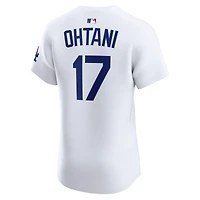 Men's Nike Shohei Ohtani White Los Angeles Dodgers Home Elite Jersey