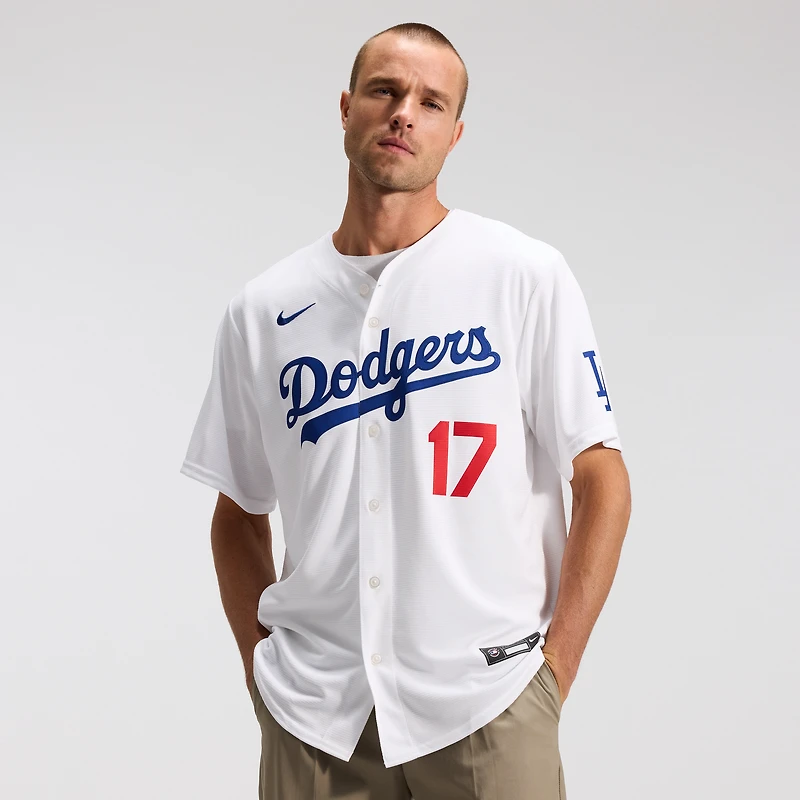 Maillot domicile Nike Shohei Ohtani blanc des Dodgers de Los Angeles pour homme