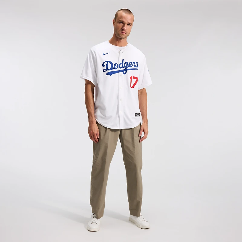 Men's Nike Shohei Ohtani White Los Angeles Dodgers Home Stadium Jersey