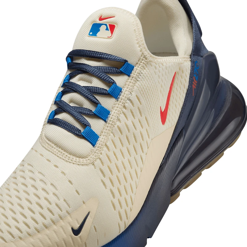 Baskets Nike Air Max 270 City Connect 2025 pour homme, couleur beige, des Los Angeles Dodgers