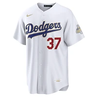 Men's Nike Teoscar Hernández White Los Angeles Dodgers 2026 Gold Collection Stadium Jersey