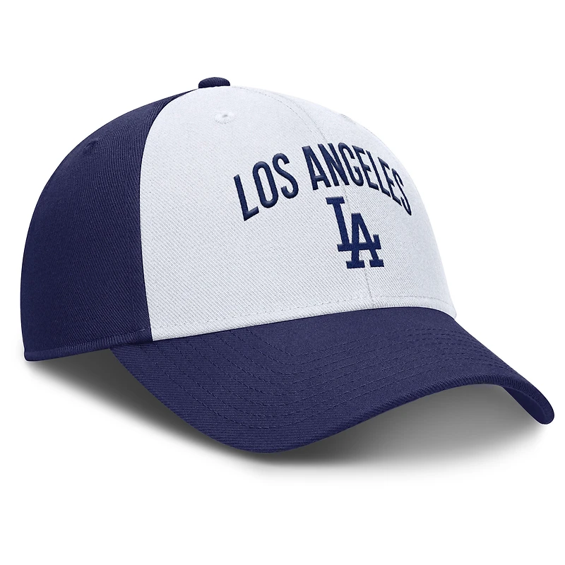Men's Nike White/Royal Los Angeles Dodgers Club Performance Adjustable Hat