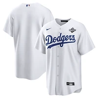 Men's Nike  White Los Angeles Dodgers 2025 World Series Home Replica Jersey