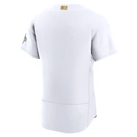 Maillot authentique Nike blanc Los Angeles Dodgers Collection Or 2026 pour homme