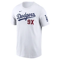 Men's Nike  White Los Angeles Dodgers 9X Champs T-Shirt