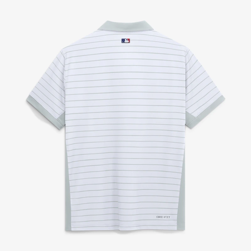 Men's Nike Royal Los Angeles Dodgers Authentic Collection Striped Victory Dri-FIT Polo
