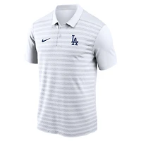 Polo Nike blanc Victory Dri-FIT pour homme, collection authentique des Los Angeles Dodgers