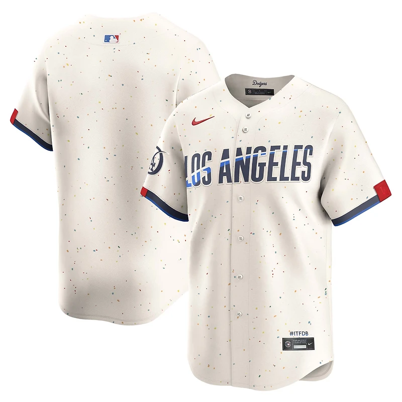 Maillot Nike City Connect Limited Los Angeles Dodgers blanc pour homme