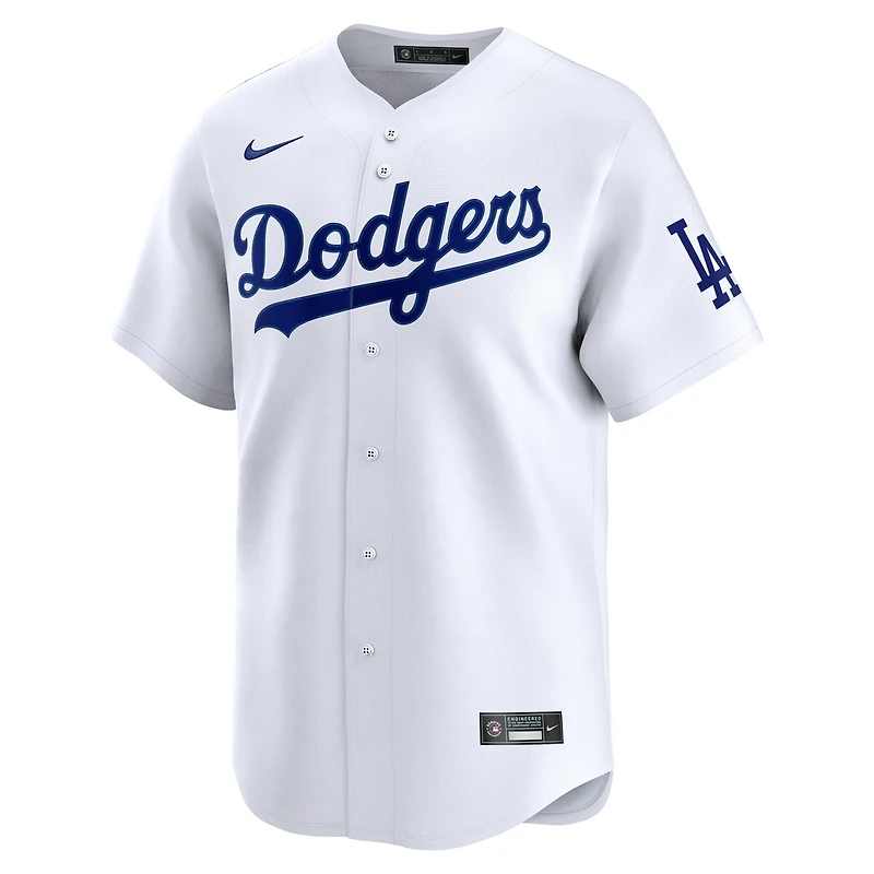 Maillot Nike Los Angeles Dodgers Domicile Limité Blanc pour Homme