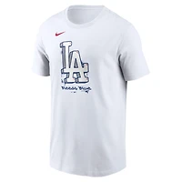 Men's Nike White Los Angeles Dodgers Local Hometown T-Shirt