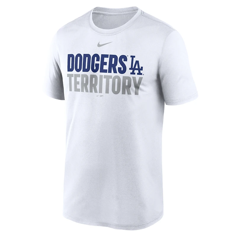 T-shirt Nike blanc pour homme, légende locale des Los Angeles Dodgers