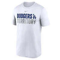T-shirt Nike blanc pour homme, légende locale des Los Angeles Dodgers