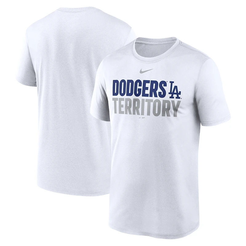 T-shirt Nike blanc pour homme, légende locale des Los Angeles Dodgers