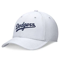 Casquette Nike Performance Flex blanche des Los Angeles Dodgers pour homme